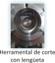herramental de corte con lengueta