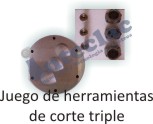 herramentales de corte triple